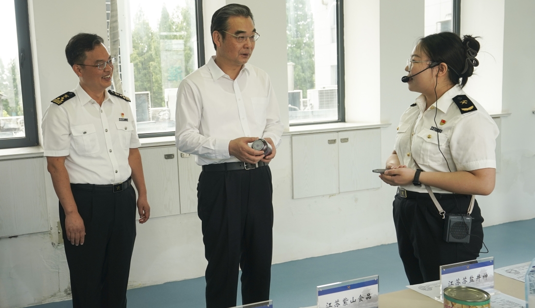 市领导调研淮安海关工作