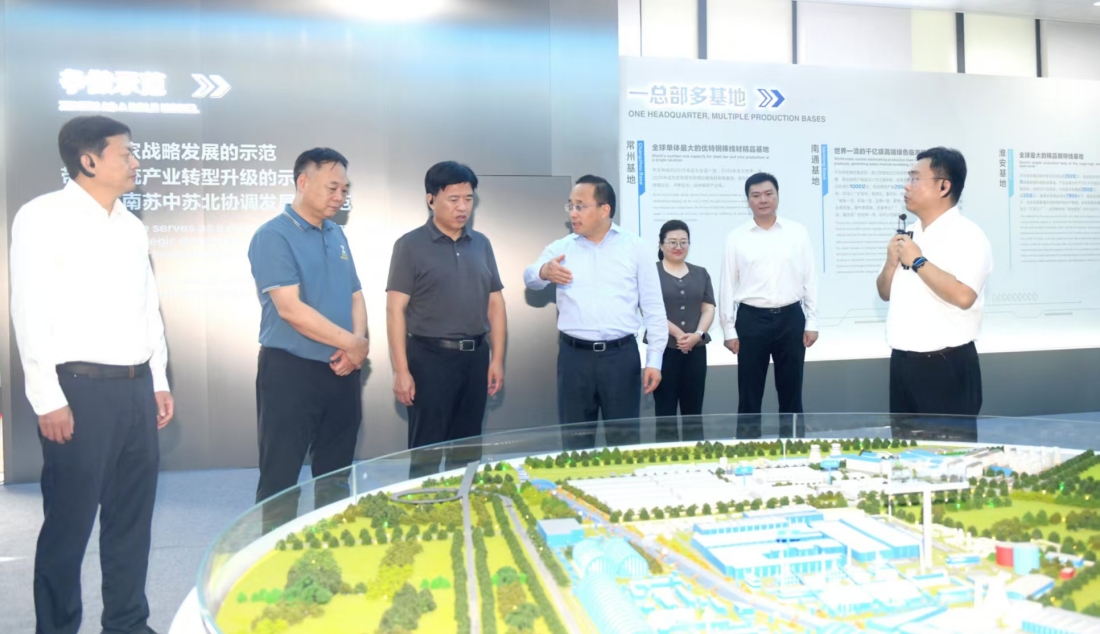 新疆生产建设兵团第七师胡杨河市代表团来淮考察...